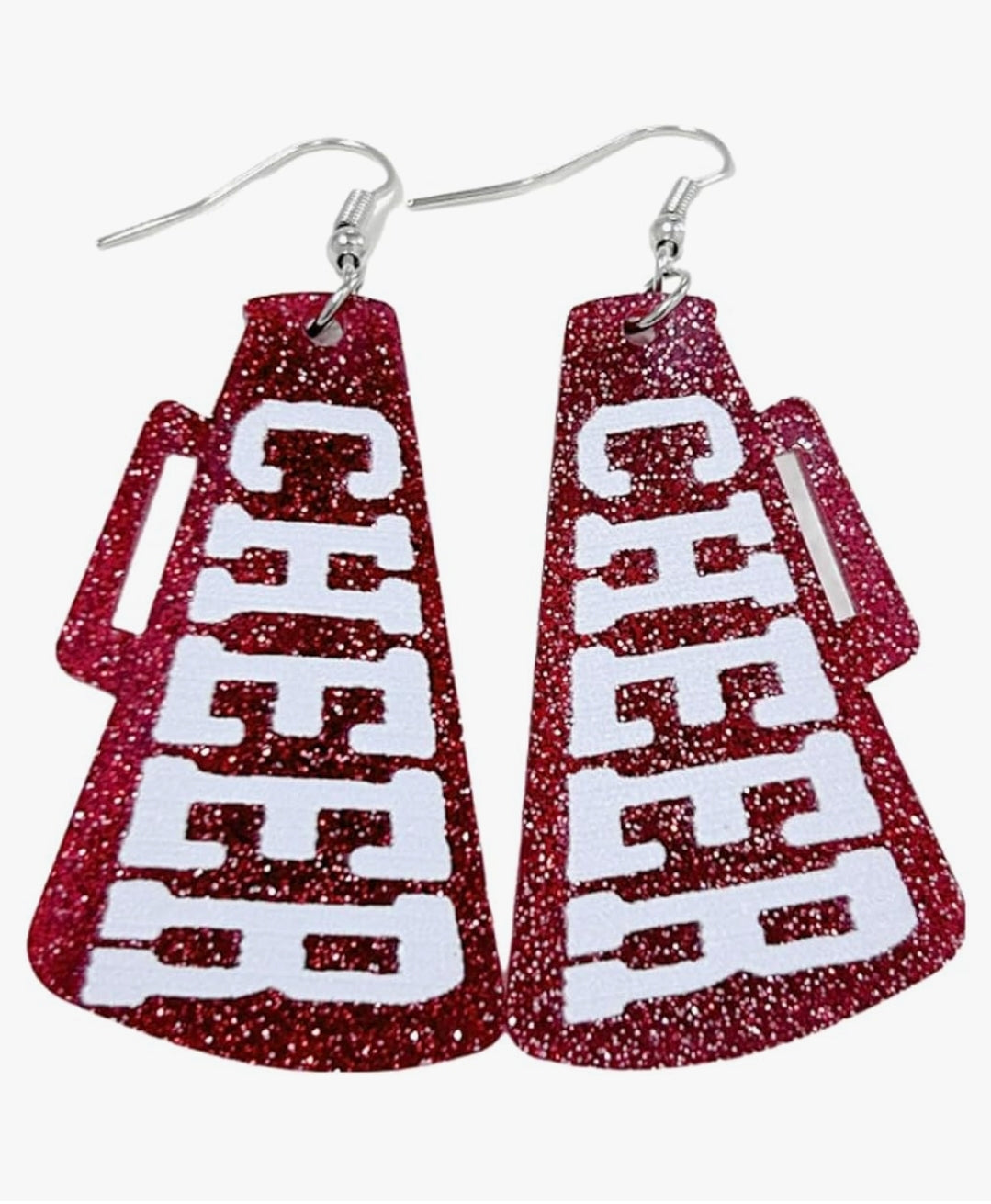 Red Cheer Earrings