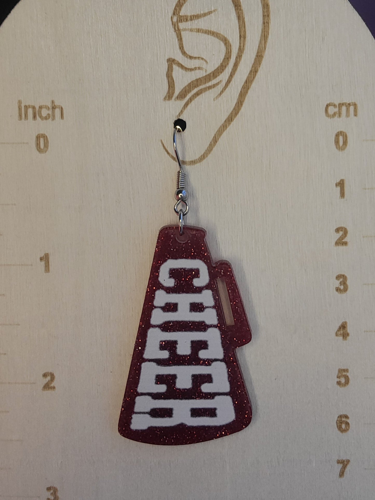 Red Cheer Earrings